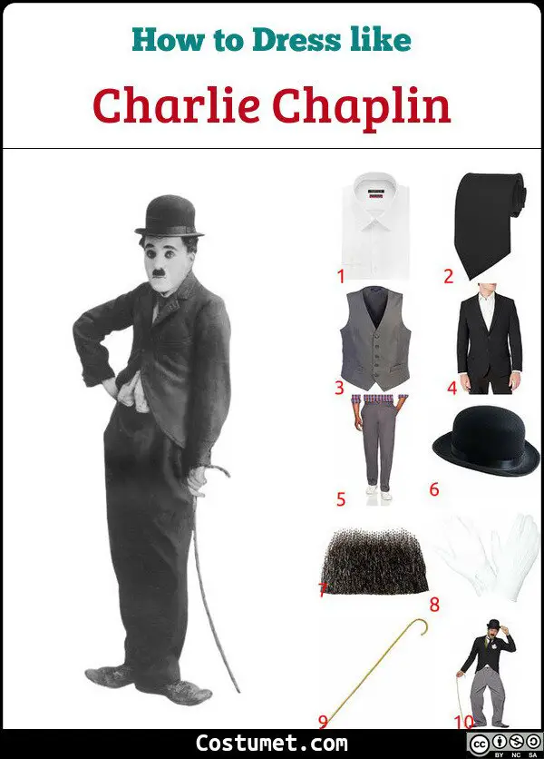 Charlie Chaplin Costume for Cosplay & Halloween