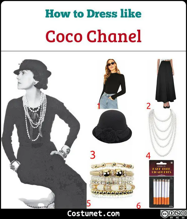 Coco Chanel Costume for Cosplay & Halloween