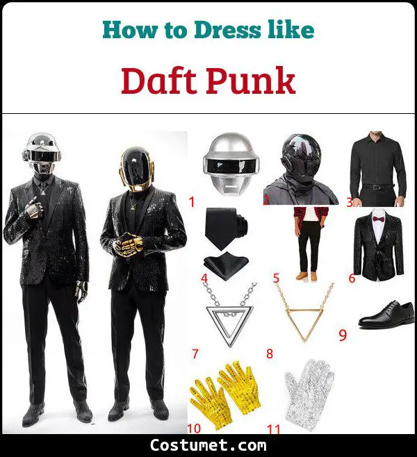 Daft Punk Costume for Cosplay & Halloween