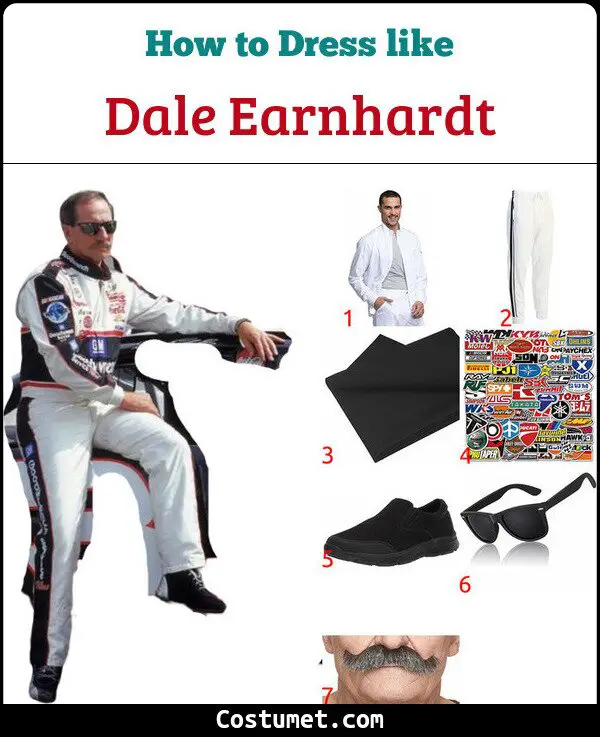 Dale Earnhardt Costume for Cosplay & Halloween