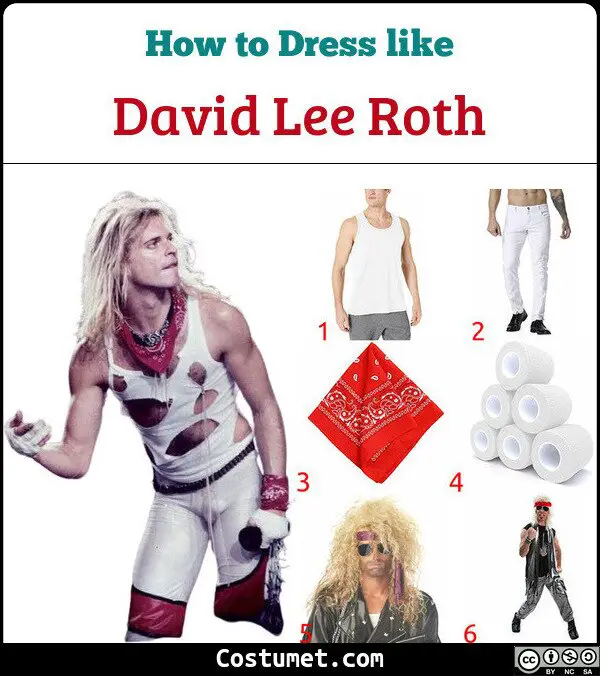 David Lee Roth Costume for Cosplay & Halloween