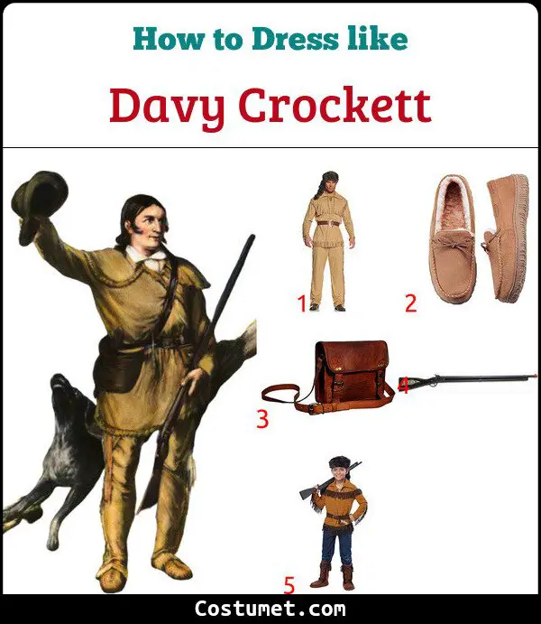 Davy Crockett Costume for Cosplay & Halloween