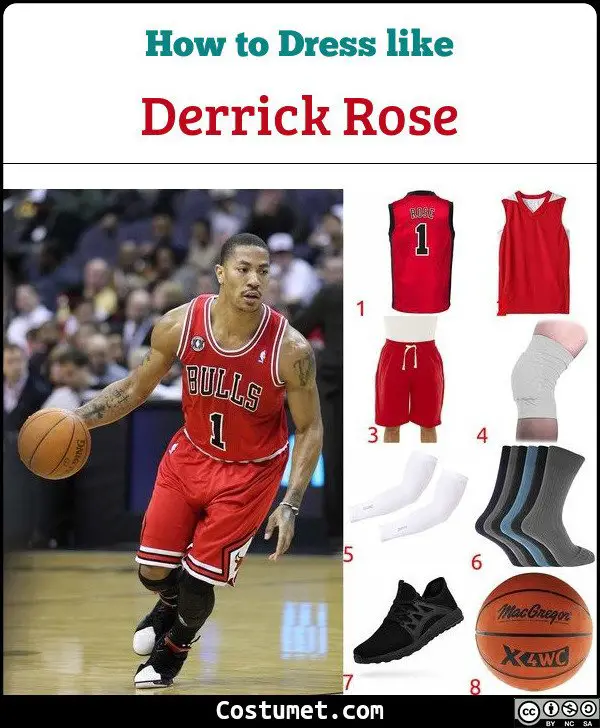 Derrick Rose Costume for Cosplay & Halloween