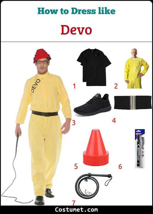 Devo Costume for Cosplay & Halloween