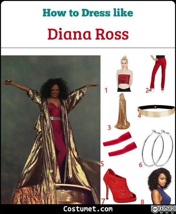 Diana Ross Costume for Cosplay & Halloween