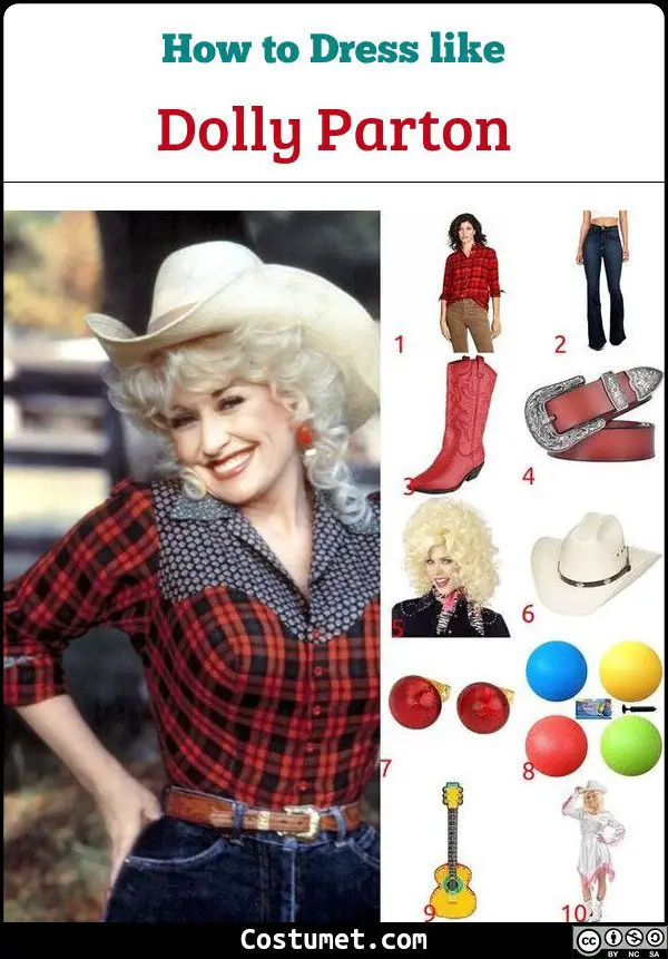 Dolly Parton Costume for Cosplay & Halloween