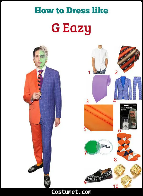 G Eazy Costume for Cosplay & Halloween