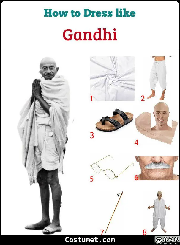 Gandhi Costume for Cosplay & Halloween
