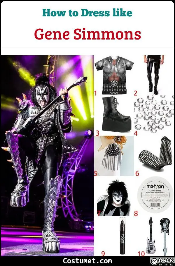 Gene Simmons Costume for Cosplay & Halloween