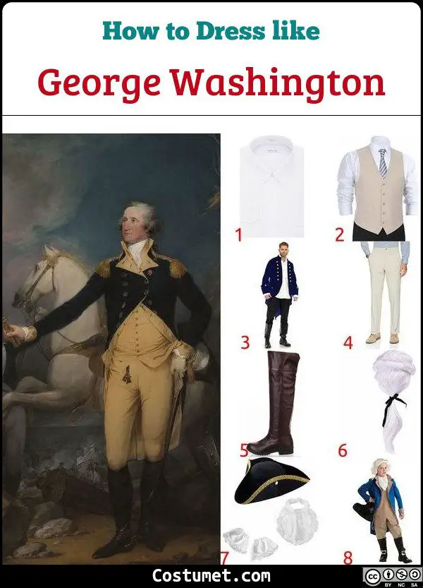 George Washington Costume for Cosplay & Halloween