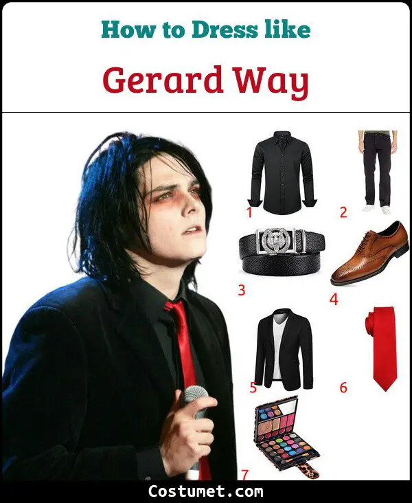 Gerard Way Costume for Cosplay & Halloween