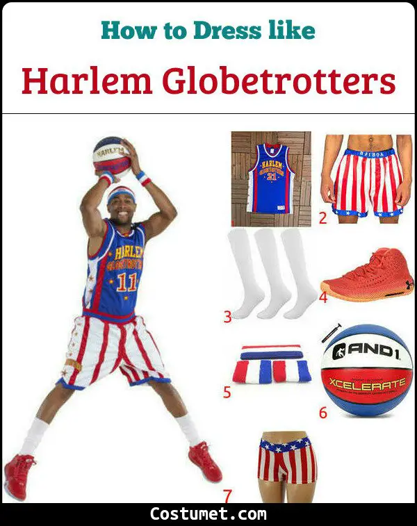 Harlem Globetrotters Costume for Cosplay & Halloween