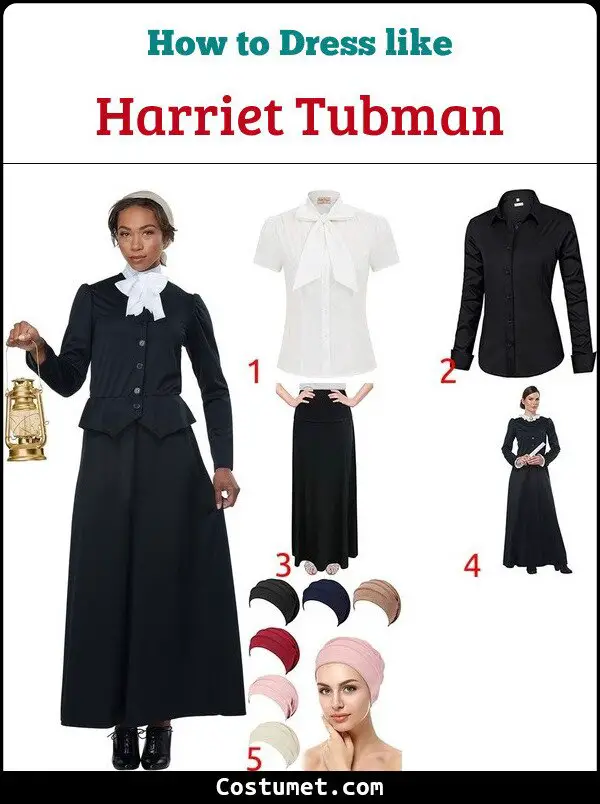 Harriet Tubman Costume for Cosplay & Halloween