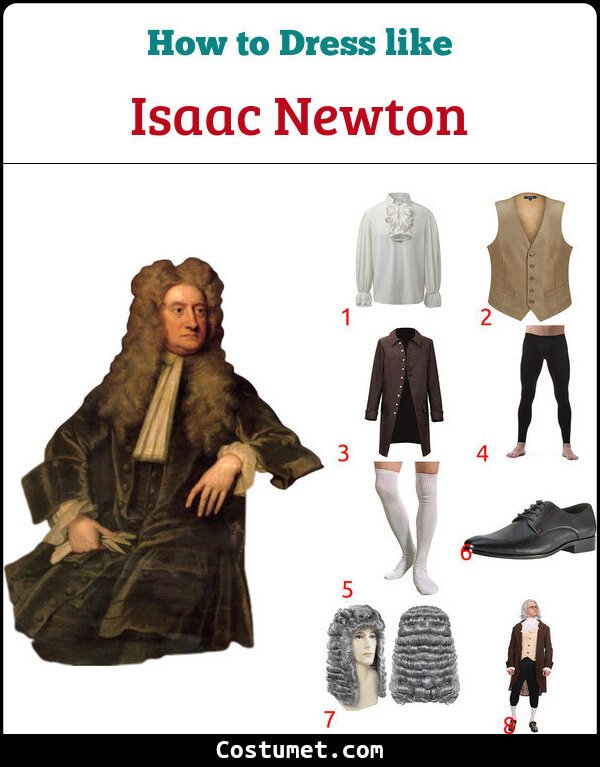 Isaac Newton Costume for Cosplay & Halloween