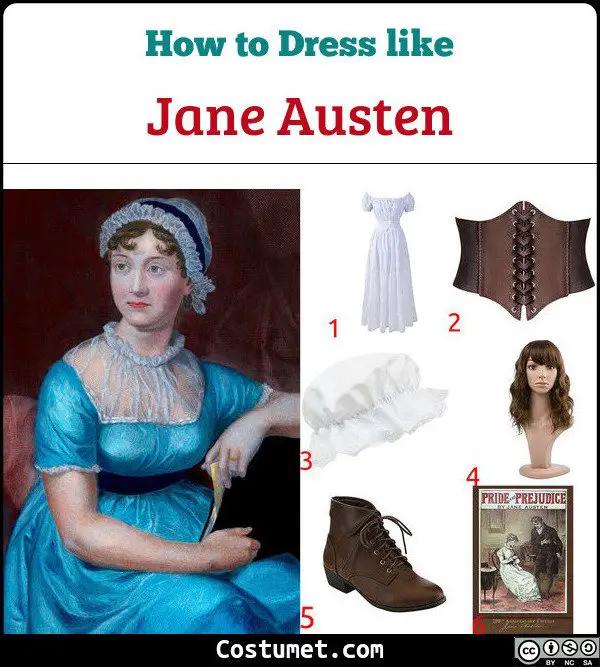 Jane Austen Costume for Cosplay & Halloween