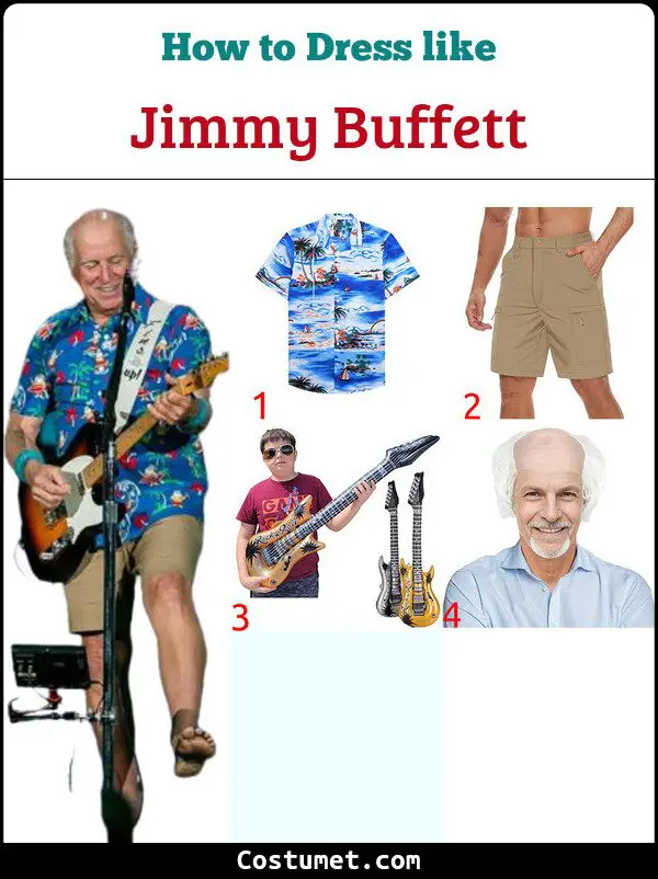 Jimmy Buffett Costume for Cosplay & Halloween