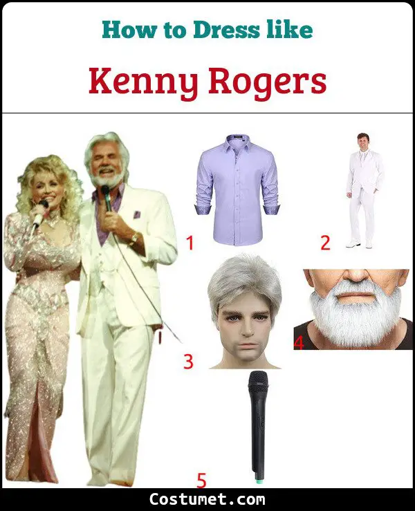 Kenny Rogers Costume for Cosplay & Halloween