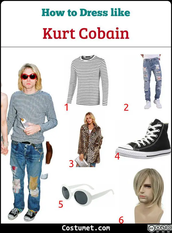 Kurt Cobain Costume for Cosplay & Halloween