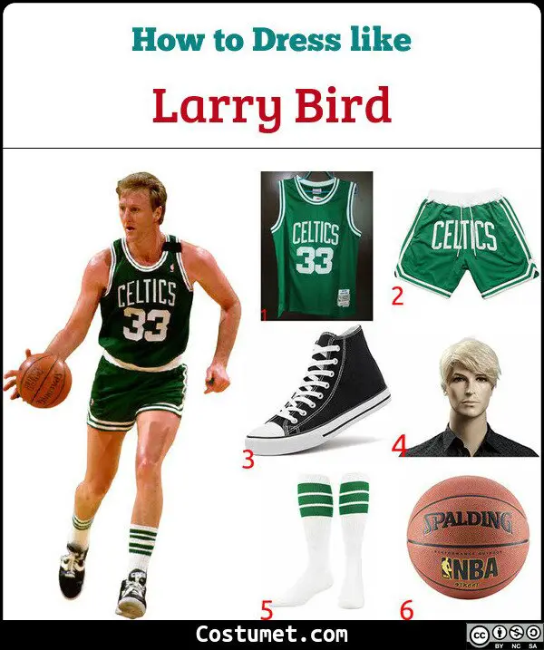 Larry Bird Costume for Cosplay & Halloween