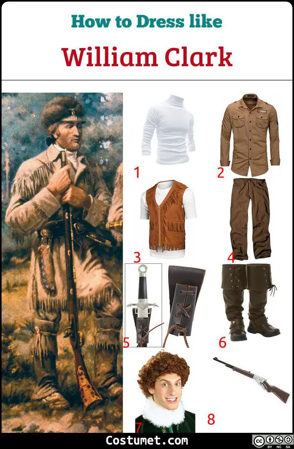 William Clark Costume for Cosplay & Halloween