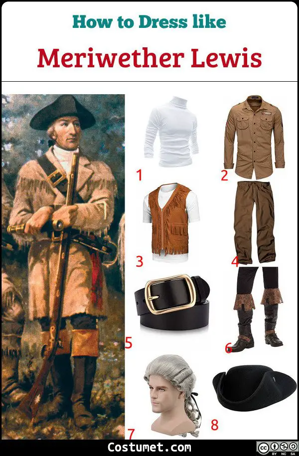 Meriwether Lewis Costume for Cosplay & Halloween