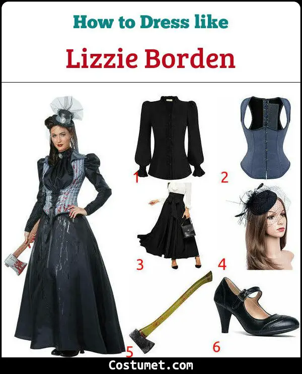 Lizzie Borden Costume for Cosplay & Halloween