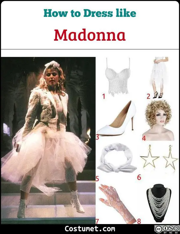 Madonna (Like A Virgin) Costume for ...