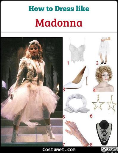 Madonna's “like a virgin” costume  Halloween dress, Madonna, Madonna like  a virgin