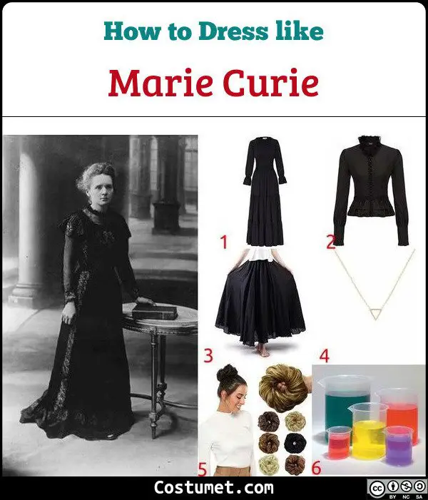 Marie Curie Costume for Cosplay & Halloween