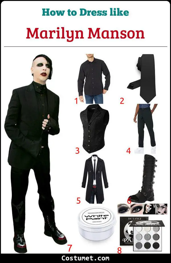 Marilyn Manson Costume for Cosplay & Halloween