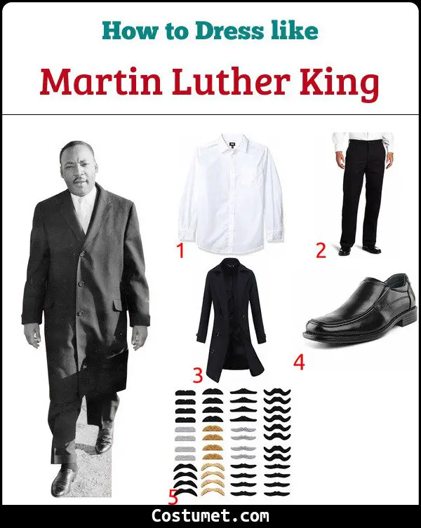 Martin Luther King Costume for Cosplay & Halloween
