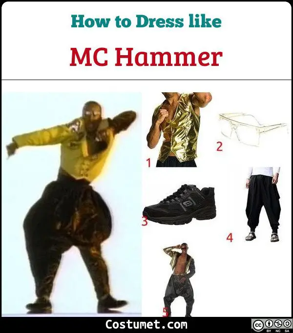 Mc Hammer Costume for Cosplay & Halloween