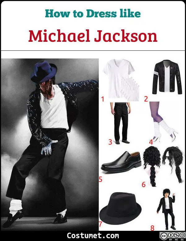 Michael Jackson Costume for Cosplay & Halloween