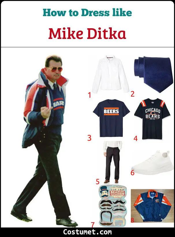 Mike Ditka Costume for Cosplay & Halloween