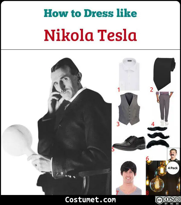 Nikola Tesla Costume for Cosplay & Halloween