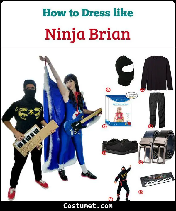 Ninja Brian Costume for Cosplay & Halloween