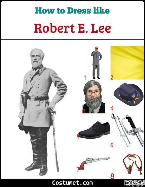 Robert E. Lee Costume for Cosplay & Halloween