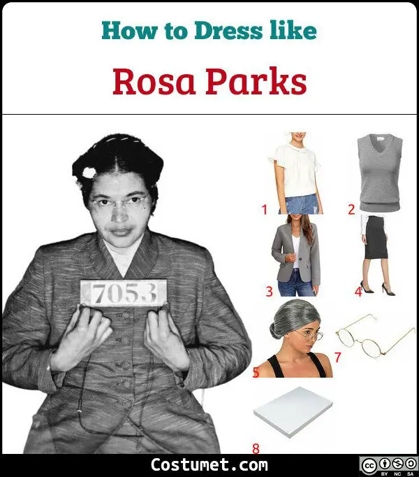 Rosa Parks Costume for Cosplay & Halloween