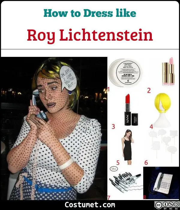 Roy Lichtenstein Costume for Cosplay & Halloween