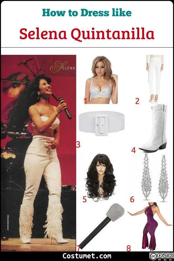 Selena Quintanilla Costume for Cosplay & Halloween