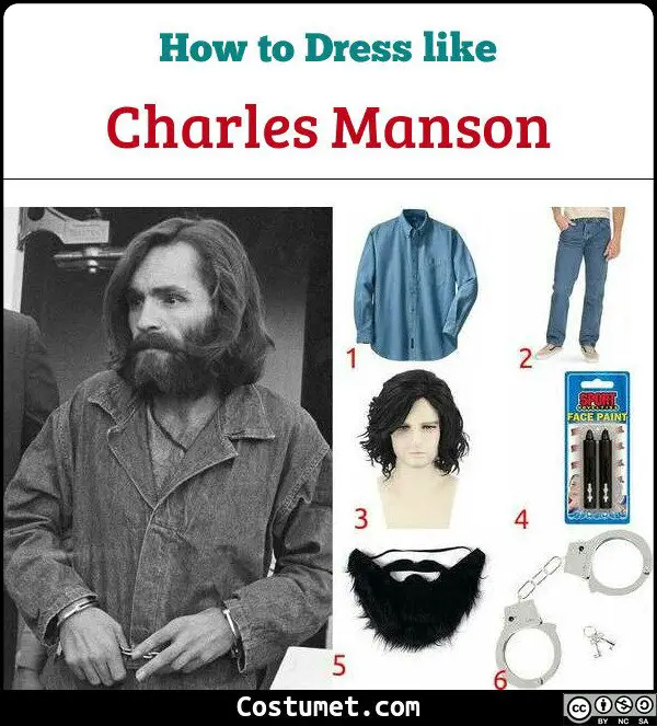 Charles Manson Costume for Cosplay & Halloween