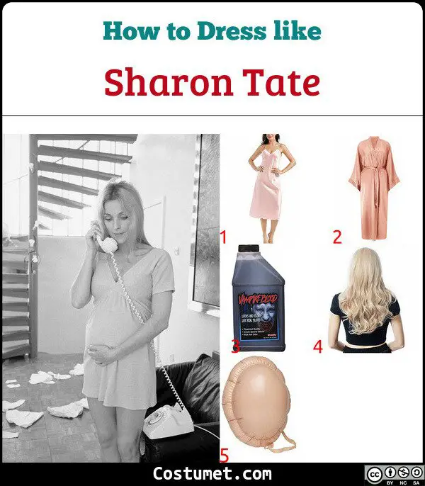 Sharon Tate Costume for Cosplay & Halloween