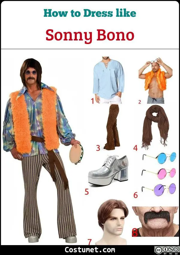 Sonny And Cher Costume for Cosplay & Halloween