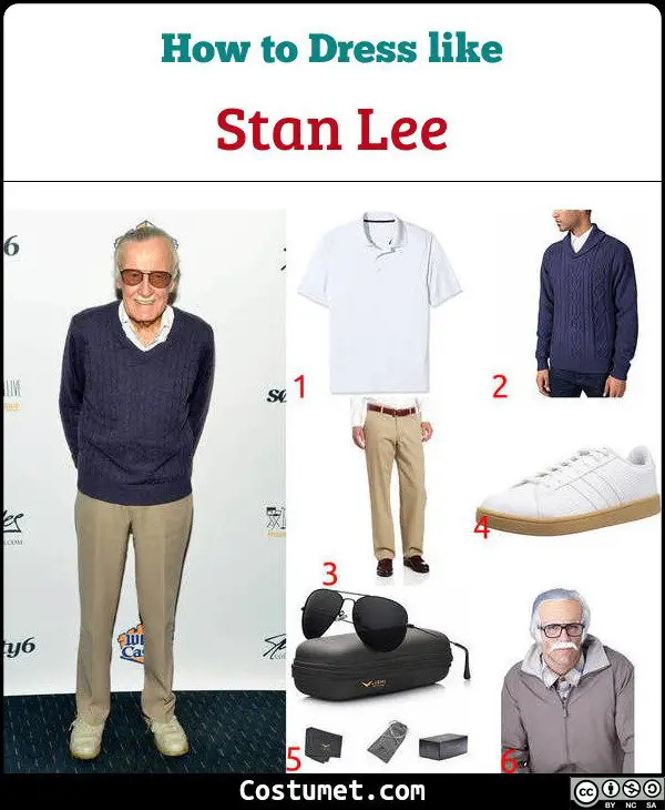 Stan Lee Costume for Cosplay & Halloween