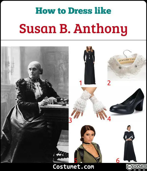 Susan B Anthony Costume for Cosplay & Halloween