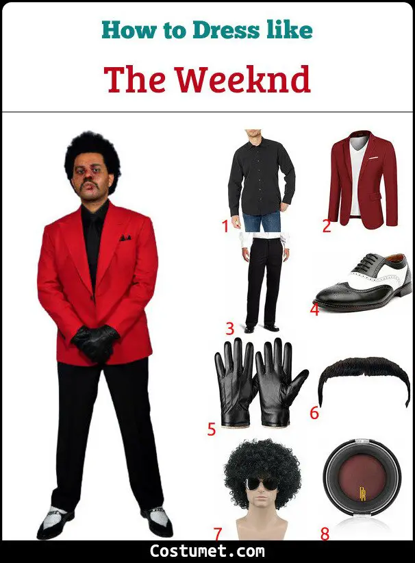 The Weeknd Costume for Cosplay & Halloween