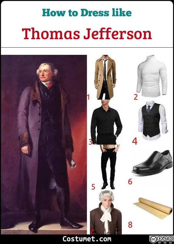 Thomas Jefferson Costume for Cosplay & Halloween