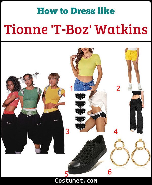 Tionne 'T-Boz' Watkins Costume for Cosplay & Halloween