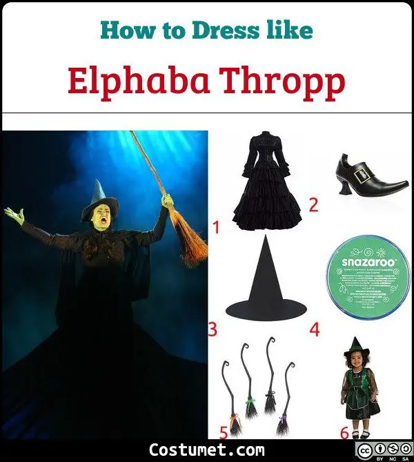 Elphaba Costume for Cosplay & Halloween