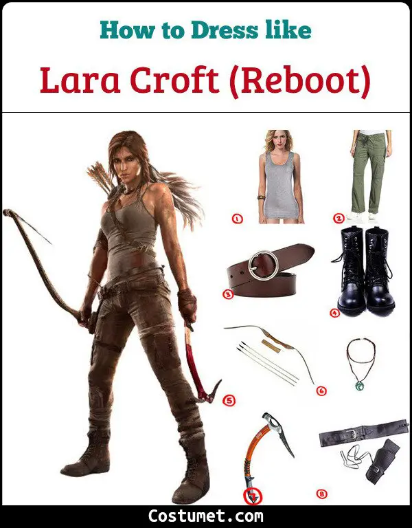 Lara Croft (Reboot) Costume for Cosplay & Halloween